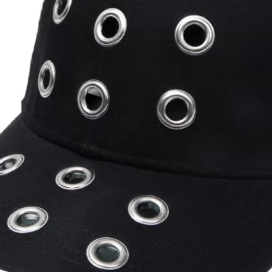 DEMMO DEMMO HEADBANGER HAT opium archive Black Headbanger Cap